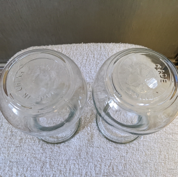 Reserved! Set of 5 Petite Clear Glass Vases - Picture 2 of 8